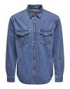 CAMISA VAQUERA CORCHETES 22023247 ONSBANE DENIM 3247 DNM SHIRT