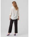 CAMISA LARGA M/L BOTONES GRANDES 10275283 VMBUMPY L/S SHIRT NEW WVN NOOS
