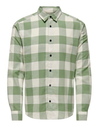 CAMISA M/L FRANELA NOOS 22007112 ONSGUDMUND LS CHECKED SHIRT NOOS