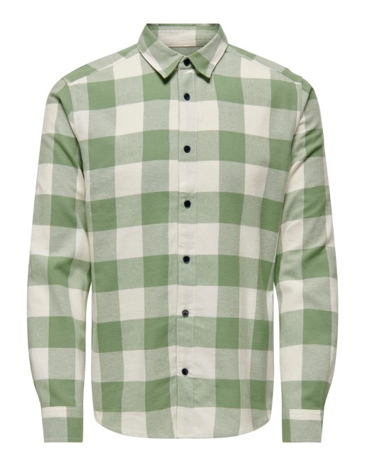 CAMISA M/L FRANELA NOOS 22007112 ONSGUDMUND LS CHECKED SHIRT NOOS