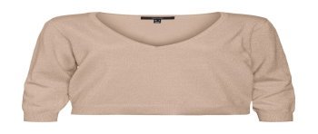 JERSEY LAMÉ M/L CUELLO PICO 10305571 