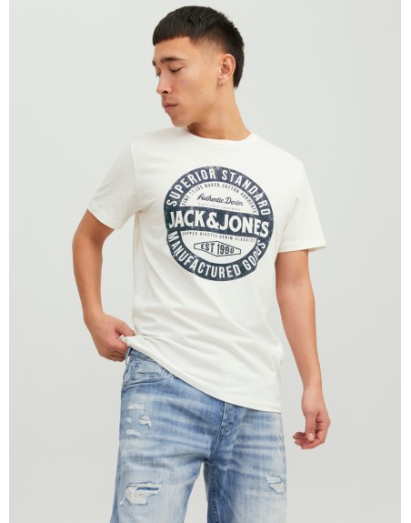 CAMISETA M/C JACK AND JONES JEANSWEAR INDIGO 12232972 