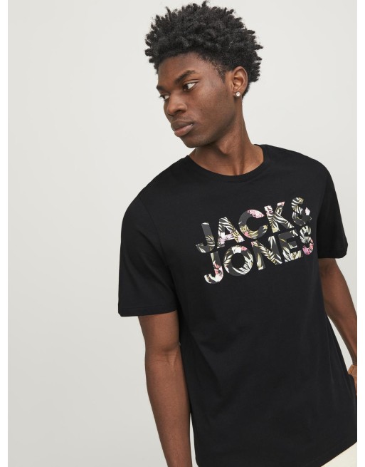 CAMISETA M/C LOGO JACK AND JONES FLORES 12250683 