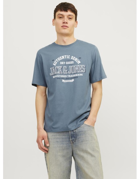 CAMISETA M/C JACK AND JONES AUTHENTIC DENIM DRY 12254862 