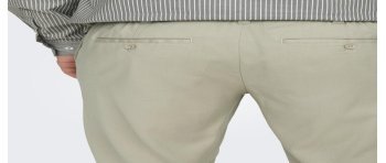 PANTALÓN VESTIR CORTE TAPERED L/32 22030351 