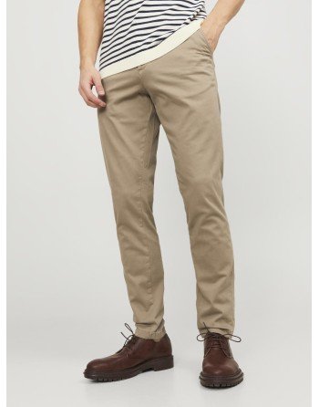 PANTALÓN TIPO CHINO SLIM FIT L/32 12150160 JPSTMARCO BOWIE SA BEIGE NOOS