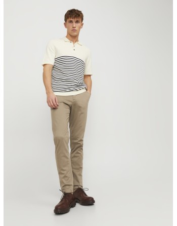 PANTALÓN TIPO CHINO SLIM FIT L/32 12150160 JPSTMARCO BOWIE SA BEIGE NOOS