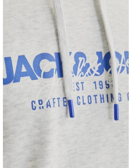 SUDADERA CAPUCHA LOGO JACK AND JONES 12256848 JJALVIS SWEAT HOOD