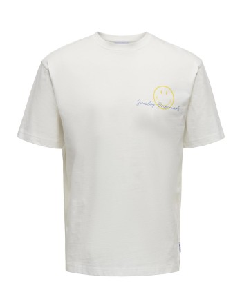 CAMISETA M/C SMILEY ORIGINALS 22030873 ONSSMILEY ART RLX SS TEE