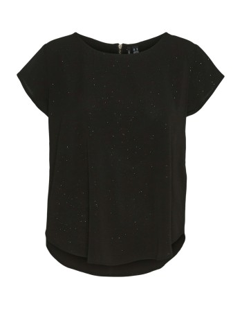 BLUSA BÁSICA M/C CUELLO CERRADO DETALLE CREMALLERA 10286092 