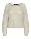 JERSEY M/L CORTITO PUNTO BRILLO 10314336 VMSLOANE LS BOATNECK SHORT PULLOVER