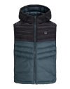 CHALECO CAPUCHA LOGO PEQUEÑO 2 COLORES 12258452 JJESPRINT BODYWARMER HOOD