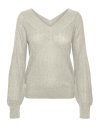 JERSEY M/L CUELLO V MANGAS ABULTADAS 10310344 VMNEWLEXSUN STITCH LS DOU V-NECK PULL G