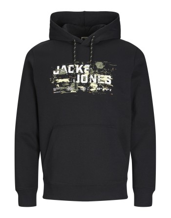 SUDADERA M/L CAPUCHA JACK AND JONES COORDENADAS 12261670 JCOOUTDOOR LOGO SWEAT HOOD SN