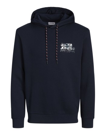 SUDADERA CAPUCHA JACK AND JONES WORLDWIDE 12256821 JJLUKE SWEAT HOOD