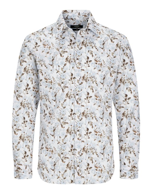 CAMISA M/L FLORES 12233039 JPRBLAMONACO PRINT SHIRT L/S