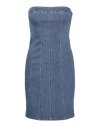 VESTIDO TEJANO ENTALLADA PALABRA DE HONOR 10310272 VMZOIE SL SHORT DENIM DRESS