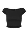 TOP CORTITO M/C NIDO DE ABEJA 10304441 VMHADI OFF SHOULDER CROP TOP JRS SPE