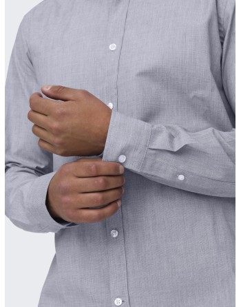 CAMISA M/L SLIM ALGODÓN 22029755 ONSGUDMUND SLIM FIL-A-FIL LS SHIRT