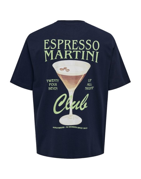 CAMISETA M/C ESPRESSO MARTINI CLUB 22030959 ONSMARTINI RLX SS TEE CS