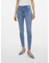 TEJANO SKINNY SOPHIA DETALLE BORDADO L/30 10311103 VMSOPHIA HR SKIN EMB DNM JEANS VI3438 GA