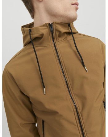 CHAQUETA CON CAPUCHA 12236300 JJEBASIC SOFTSHELL HOOD NOOS