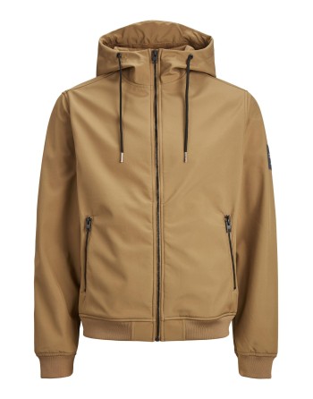 CHAQUETA CON CAPUCHA 12236300 JJEBASIC SOFTSHELL HOOD NOOS