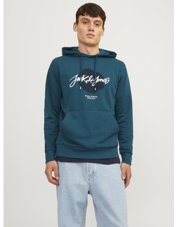 SUDADERA CAPUCHA JACK AND JONES 12256807 JJTILEY SWEAT HOOD LN