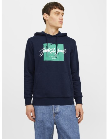 SUDADERA CAPUCHA JACK AND JONES 12256807 JJTILEY SWEAT HOOD LN