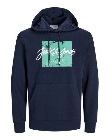 SUDADERA CAPUCHA JACK AND JONES 12256807 JJTILEY SWEAT HOOD LN