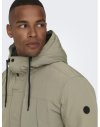 CHAQUETÓN LARGO CAPUCHA 22022654 ONSJAYDEN PARKA OTW  VD