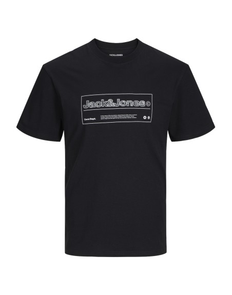 CAMISETA M/C JACK AND JONES CORE DEPT. 12265407 JCOALPHA FRONT PRINT TEE SS CREW NECK