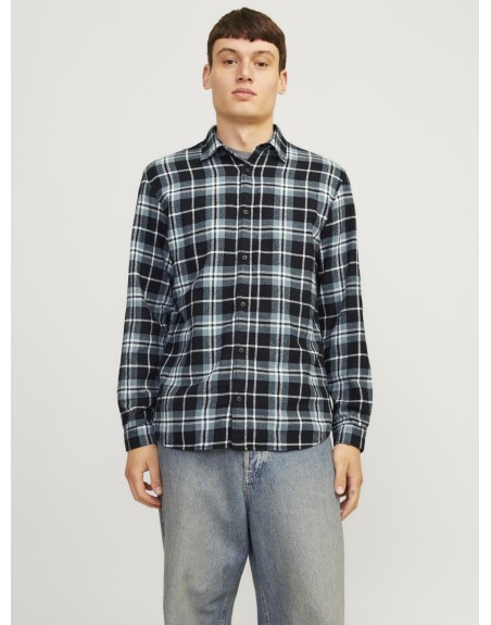 CAMISA M/L CUADROS 12258429 JJJOSHUA FALL FLANNEL SHIRT LS