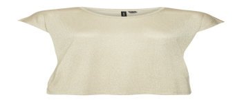 CAMISETA M/C LAMÉ 10319988 VMSARAH AVA SS TOP JRS