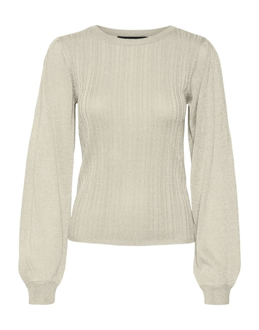 JERSEY FINITO LAMÉ CUELLO REDONDO 10318046 VMTALIA LS O-NECK PULLOVER