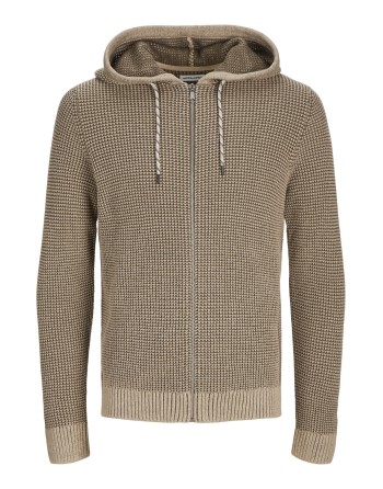 CHAQUETA PUNTO CAPUCHA 12258665 JJERIK KNIT ZIP HOOD