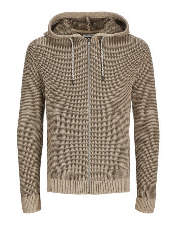 CHAQUETA PUNTO CAPUCHA 12258665 JJERIK KNIT ZIP HOOD