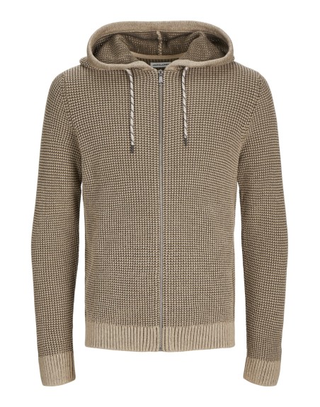 CHAQUETA PUNTO CAPUCHA 12258665 JJERIK KNIT ZIP HOOD