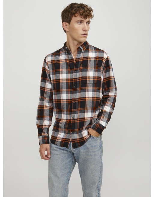 CAMISA M/L BOLSILLO ESTAMPADO CUADROS 12235982 JJECLASSIC AUTUMN CHECK SHIRT LS SN