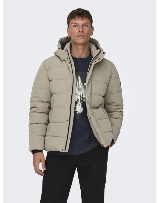 CHAQUETÓN GORDITO CAPUCHA 22019598 ONSCAYSON PUFFA OTW NOOS