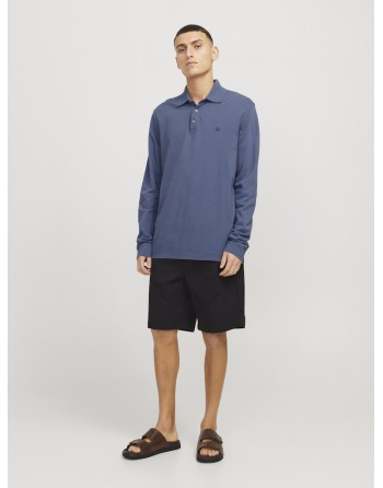 POLO BÁSICO M/L 12269034 JPRBLUWILLIAM WASH LS POLO