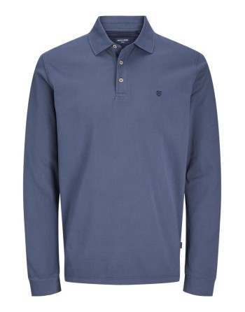 POLO BÁSICO M/L 12269034 JPRBLUWILLIAM WASH LS POLO