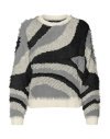 JERSEY DE PELO ESTAMPADO IRREGULAR 10318242 VMCALLIE LS O-NECK FEATHERYARN PULLOVER