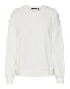 SUDADERA SIN CAPUCHA DETALLE PERLAS EN LA MANGA 10321355 VMDAISY PEARL SWEAT JRS BOO GA