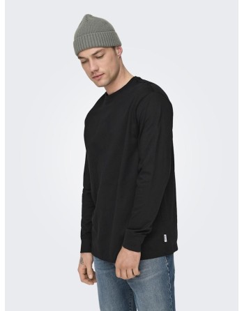 CAMISETA BÁSICA M/L 22029674 ONSFRED LIFE LS TEE NOOS