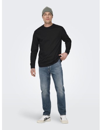 CAMISETA BÁSICA M/L 22029674 ONSFRED LIFE LS TEE NOOS