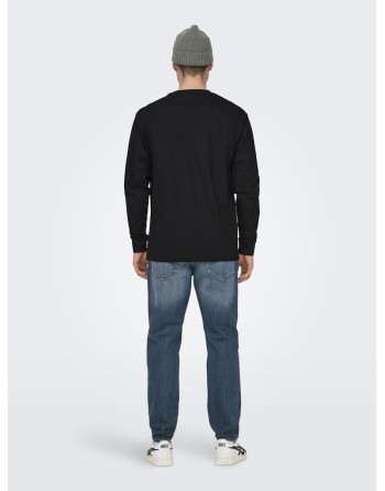 CAMISETA BÁSICA M/L 22029674 ONSFRED LIFE LS TEE NOOS