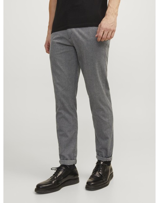 PANTALÓN CHINO SLIM DOBLADILLOS ARREMANGADOS L/32 12206198 JPSTMARCO FURY NOOS
