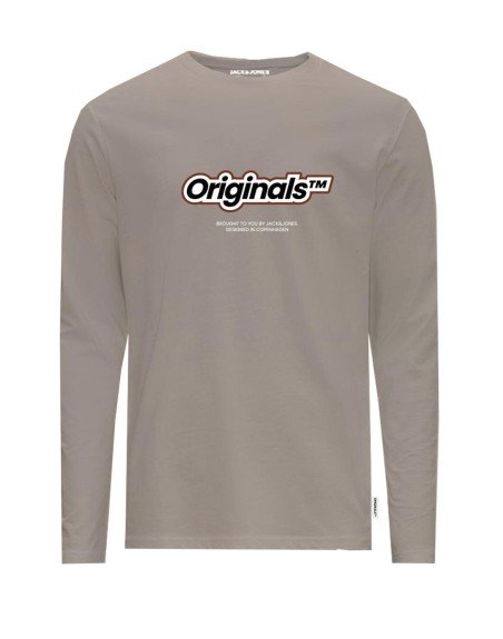 CAMISETA M/L LOGO ORIGINALS RELIEVE 12266419 JORVESTERBRO NEWTON BRANDING TEE LS CN