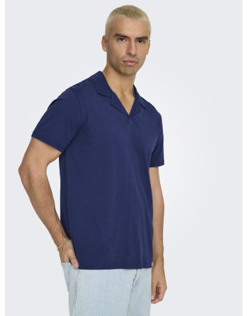 POLO M/C CUELLO CAMISERO 22019294 ONSABRAHAM REG SS RESORT POLO CS